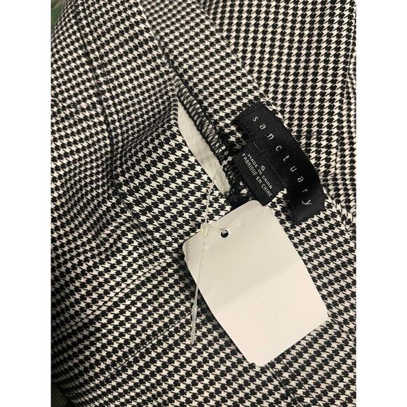 Sanctuary houndstooth stretch pants Small NWT - Picture 6 of 8